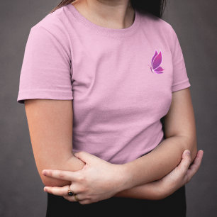 Logotyp av fjäril t shirt