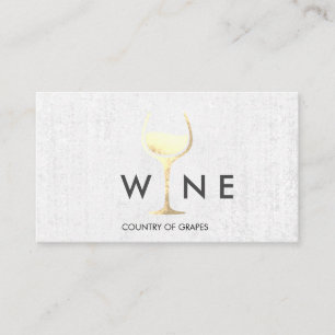 Logotyp av glaset vin Vinodling Visitkort