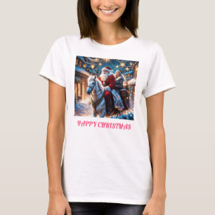 Logotyp av god jul för t-shirts