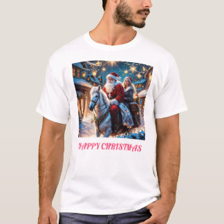 Logotyp av god jul för t-shirts