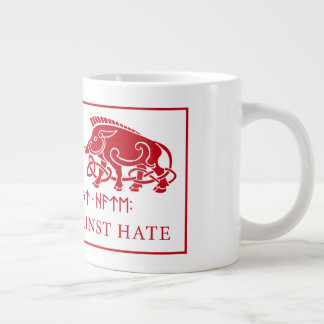 Logotyp av hethets mot Hate Dubbla Boar Jumbo Mugg