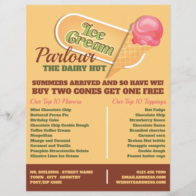 Logotyp av iskräppor, reklam för iskräppor och isk reklamblad (Framsidan)