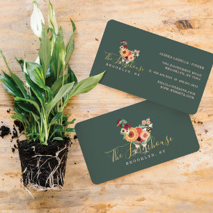 Logotyp av konstgjord Wildblomma & Greenery Farm R Visitkort