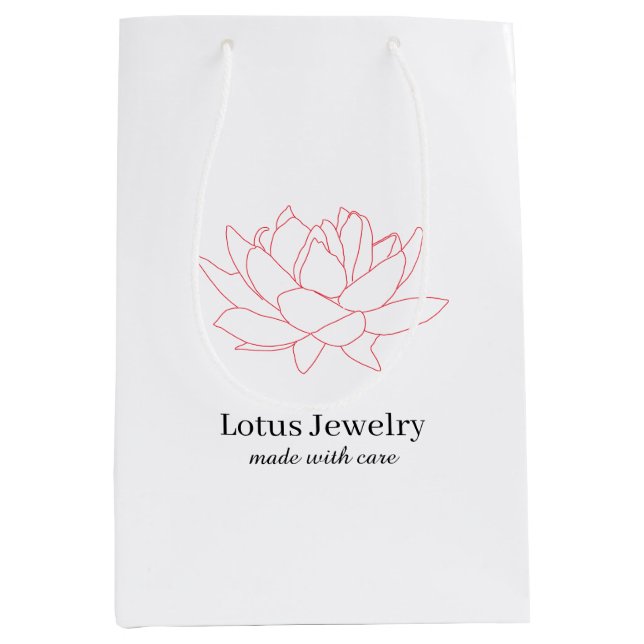 Logotyp av Lotus blomsmycken blommigt , märkt (Framsidan)