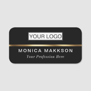 Logotyp av magnetisk Anpassningsbar eller PIN- i N Namnbricka