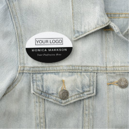 Logotyp av magnetisk Anpassningsbar eller PIN- i N Namnbricka