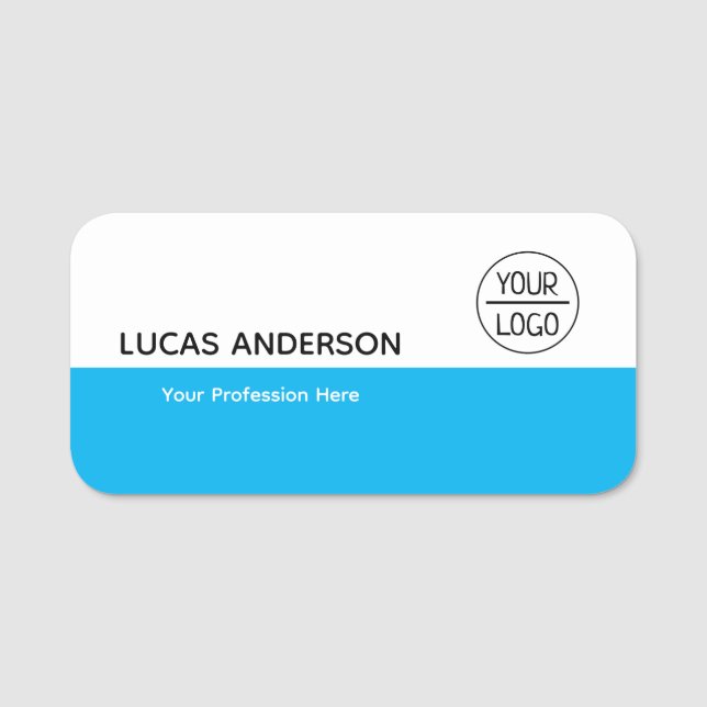 Logotyp av magnetisk Anpassningsbar eller PIN- i N Namnbricka (Framsida)