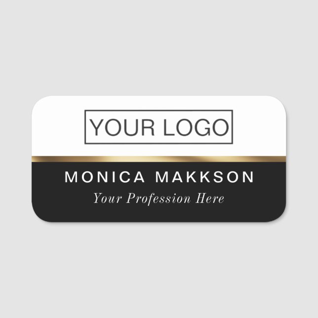 Logotyp av magnetisk Anpassningsbar eller PIN- i N Namnbricka (Framsida)