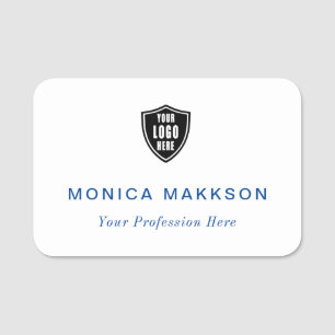 Logotyp av magnetisk Anpassningsbar eller PIN- i N Namnbricka