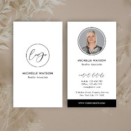 Logotyp av minimal Elegant Notary Real Gods Photo Visitkort