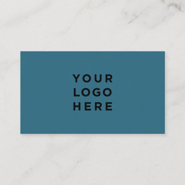 Logotyp av minsta Professionell Atlantblått Chic Visitkort (Framsida)