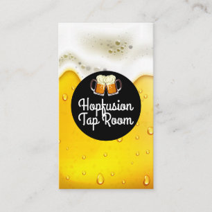 Logotyp av ölglaspopup   Brewery Visitkort