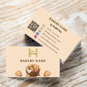 Logotyp av QR-kod för bakverk Visitkort