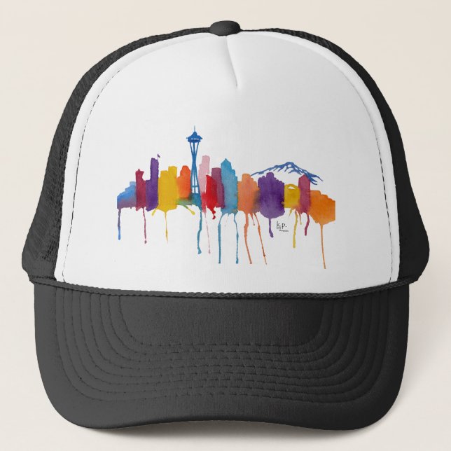 Logotyp av Seattle skyline Keps (Framsida)