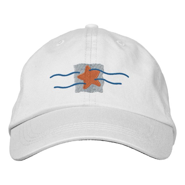 Logotyp av stärkelse broderad keps (Framsida)