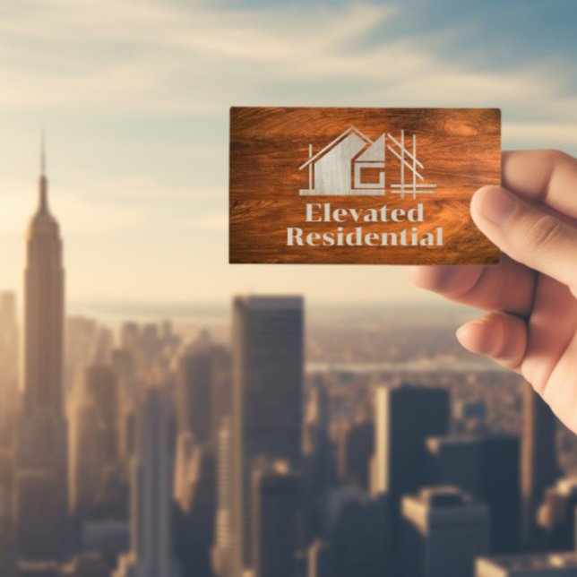 Logotyp av träbetsmark visitkort (Skapare uppladdad)