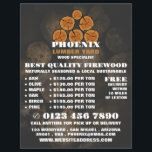 Logotyp av trälogg, virke-/timmer-/trädjordAdvert Reklamblad<br><div class="desc">Logotyp av trälogg,  Lumber/Timber/Wood Yard Advertising Flyer från Affärskortet Store.</div>