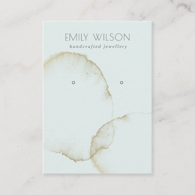 LOGOTYP AV VISNING FÖR JÄRRVÄGARING AV VATTENBLUE  VISITKORT (Framsida)