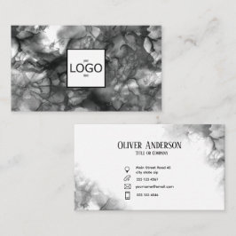 Logotyp Black bläck Affärskort Visitkort