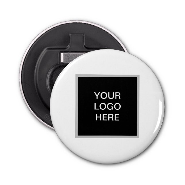 Logotyp Business Black Minimalist Corporate Flasköppnare (Framsidan)