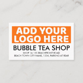 Logotyp Business Company Brand Färg Simple Lojalitetskort