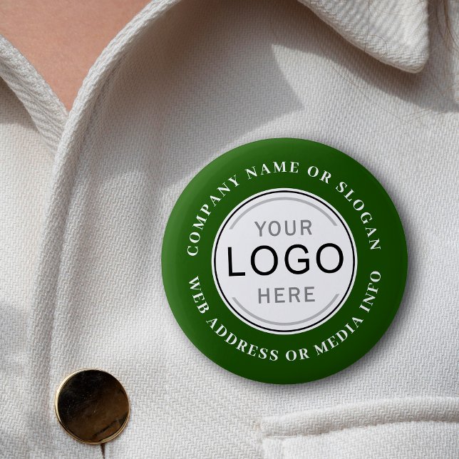 Logotyp Business Company Brand Modern Minimal Phot Knapp (Several sizes & shapes to choose from. Edit design to add your logo, change colors, text and more.)