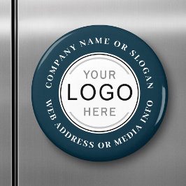 Logotyp Business Company Brand Modern Minimal Phot Magnet