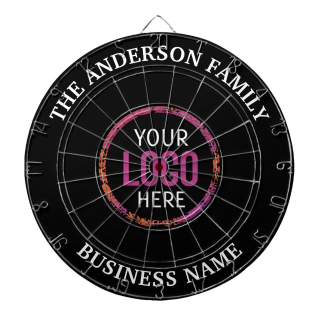 Logotyp Business Company Branded Darttavla (Framsidan)