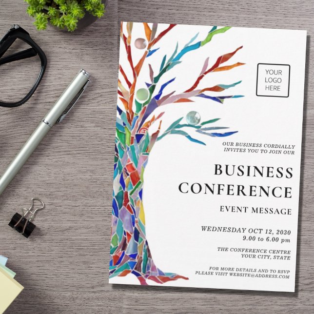 Logotyp Business Conference Inbjudningar (Skapare uppladdad)