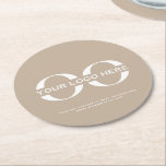 Logotyp Business Corporate Company Minimalist Underlägg Papper Rund<br><div class="desc">En enkel affärsmall för anpassningsbar i ett modernt minimalistiskt stil som enkelt kan uppdateras med företagets logotyp och text. Designad med en banderoll för vågräts logotyp (2 560 x 1 440 px) kan du anpassa genom att ändra text och bild med hjälp av fält eller genom att använda meddelandeknappen för...</div>