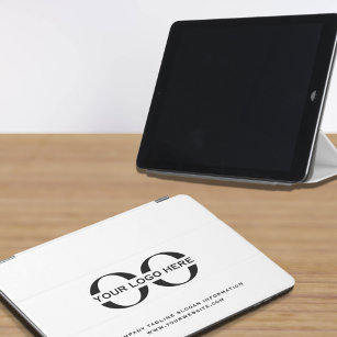 Logotyp Business Corporate Company Minimalist Whit iPad Air Skydd