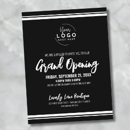 Logotyp Business Grand Open Vykort