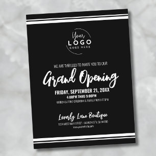 Logotyp Business Grand Open Vykort