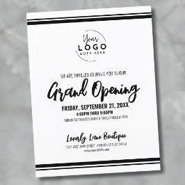 Logotyp Business Grand Open Vykort