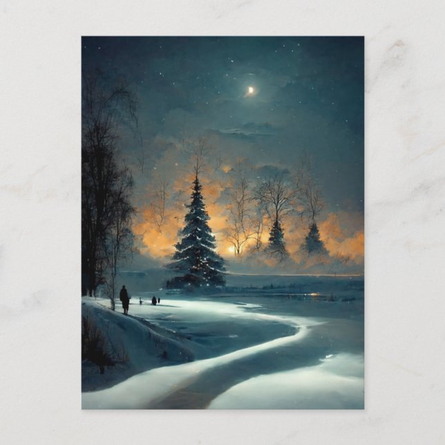 Logotyp Business julstjärna vykort 2 (Framsida)