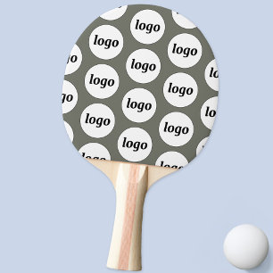 Logotyp Business Mönster PR Sage Grönt Pingisracket
