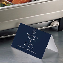 Logotyp Catering för marin Anpassningsbar, , livsm Kort