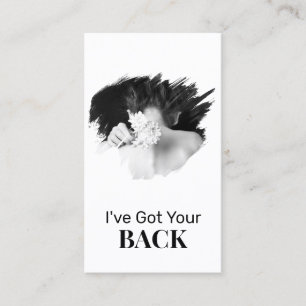 *~* Logotyp Chiropractor Chiropraktic Spa Photo QR Visitkort