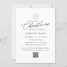 Logotyp Classic QR-kod Julkontoret Party