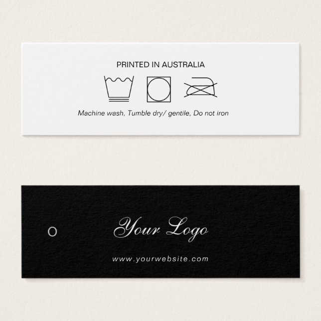 Logotyp Clothing Care Märkre Litet Visitkort (Framsida & baksida)