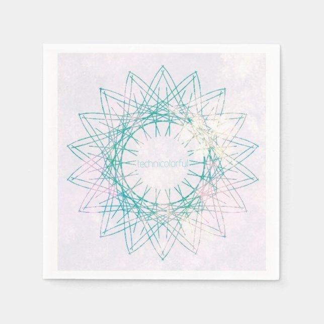 Logotyp Cocktail Napkins Pappersservett (Framsidan)