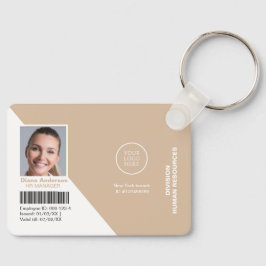 Logotyp Corporate Employee Photo ID Employee Lanya Nyckelring