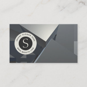 Logotyp Corporate Modern Metall Visitkort