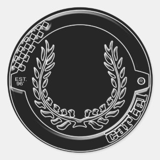 Logotyp-dekal för kartell runt klistermärke