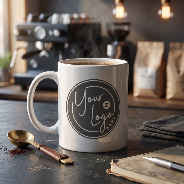 Logotyp din väg (37-201) kaffemugg (Skapare uppladdad)