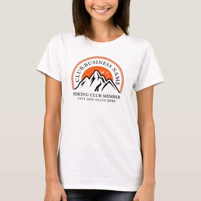 Logotyp DIY Hiking Klubb Members Swatt T Shirt (Framsida)