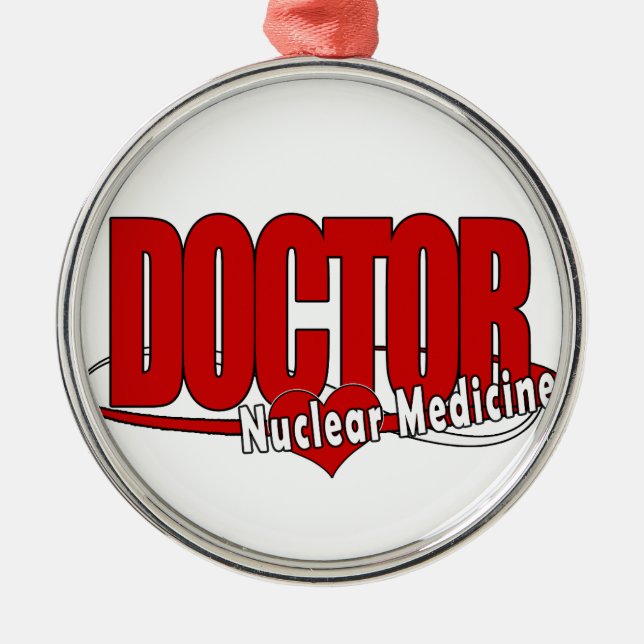 LOGOTYP DOKTOR KÄRNLÄKEMEDEL JULGRANSPRYDNAD METALL (Framsidan)