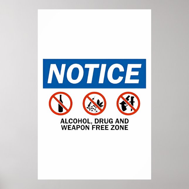 Logotyp Drug Free For School Poster (Framsidan)