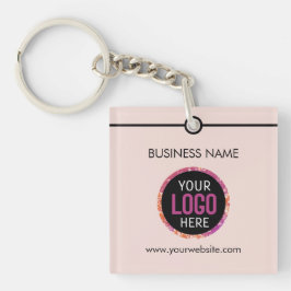 Logotyp, dubbla vid sidan av ljus rosa