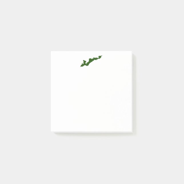 Logotyp efter fiskekön - Grönten Post-it Block (Framsida)